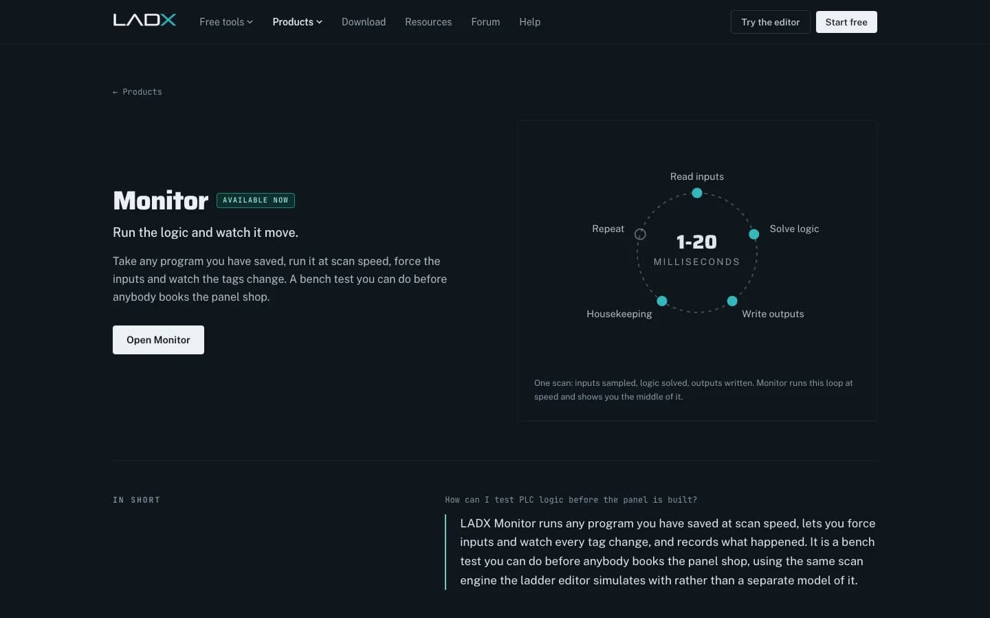 LADX Monitor: Run the logic and watch it move
