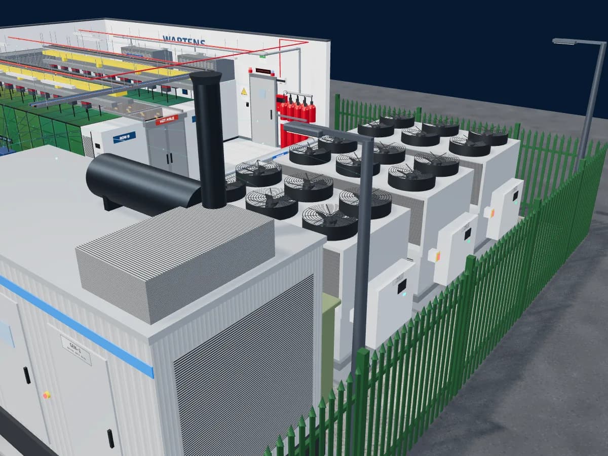 Chillers, pumps and the standby generator