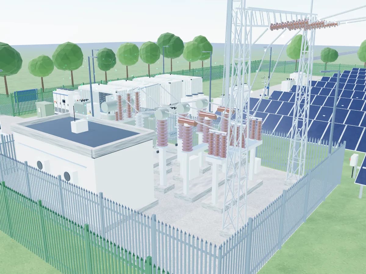 Substation and grid connection